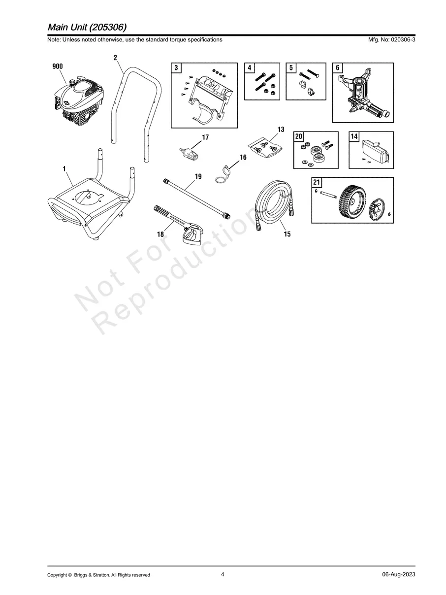 BRIGGS AND STRATTON, 020306-3, IPL.4